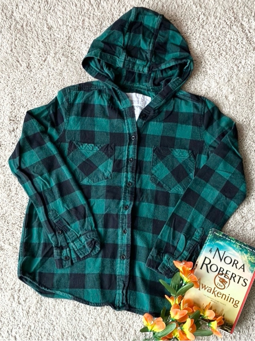 Bluenotes | Buffalo Plaid Shirt with Hood